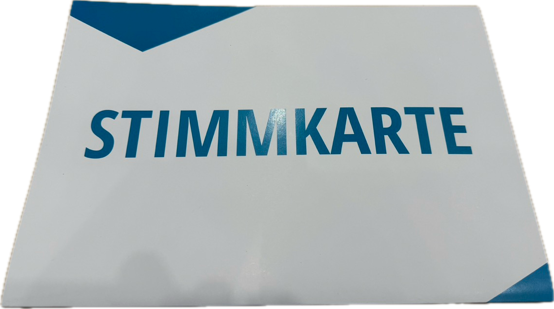 Stimmkarte FW